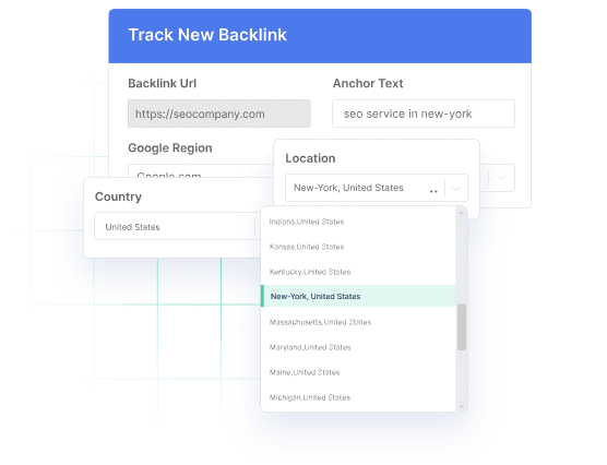 Local and international tracking of links
